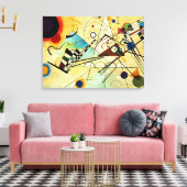 Kandinsky - Composition VIII Canvas Afdruk (Insitu (Woonkamer))