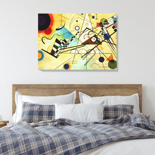 Kandinsky - Composition VIII Canvas Afdruk (Insitu (Slaapkamer))