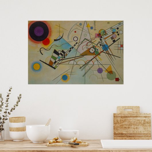 Kandinsky Composition VIII Painting Art Poster (Keuken)