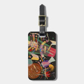 Kandinsky Composition X Abstract Kunstwerk Bagagelabel (Voorkant verticaal)