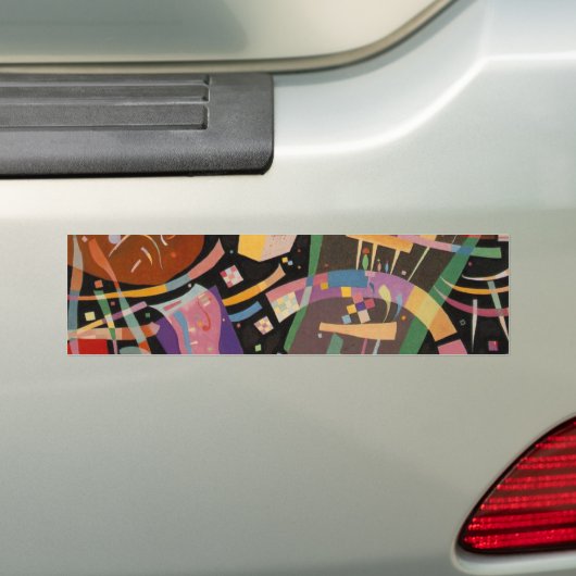 Kandinsky Composition X Abstract Kunstwerk Bumpersticker (Op auto)
