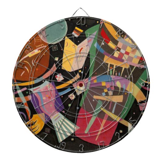 Kandinsky Composition X Abstract Kunstwerk Dartbord (Voorkant)