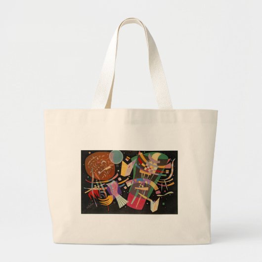Kandinsky Composition X Abstract Kunstwerk Grote Tote Bag (Voorkant)