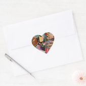 Kandinsky Composition X Abstract Kunstwerk Hart Sticker (Envelop)