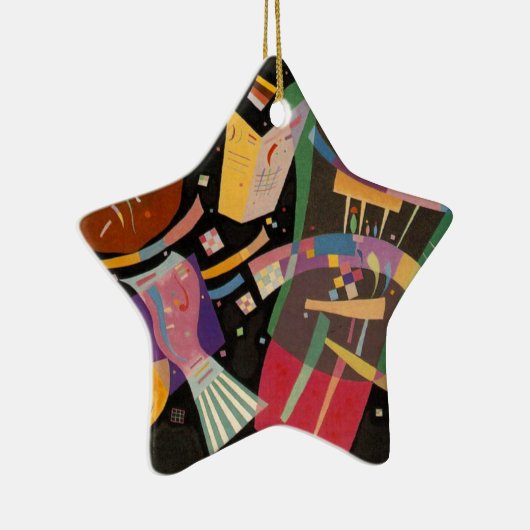 Kandinsky Composition X Abstract Kunstwerk Keramisch Ornament (Rechts)