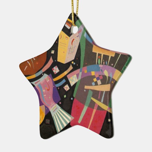 Kandinsky Composition X Abstract Kunstwerk Keramisch Ornament (Links)