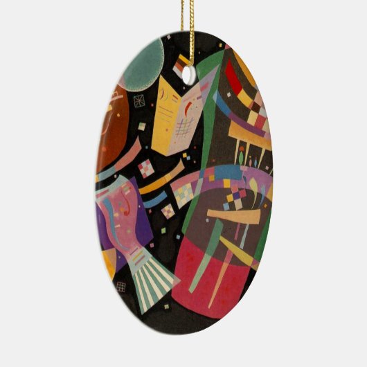 Kandinsky Composition X Abstract Kunstwerk Keramisch Ornament (Rechts)