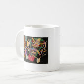 Kandinsky Composition X Abstract Kunstwerk Koffiemok (Voorkant links)