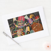 Kandinsky Composition X Abstract Kunstwerk Rechthoekige Sticker (Envelop)
