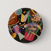 Kandinsky Composition X Abstract Kunstwerk Ronde Button 5,7 Cm (Voorkant)