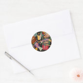 Kandinsky Composition X Abstract Kunstwerk Ronde Sticker (Envelop)