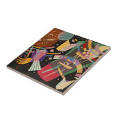 Kandinsky Composition X Abstract Kunstwerk Tegeltje (Zijkant)