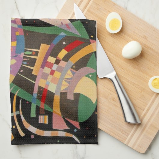 Kandinsky Composition X Abstract Kunstwerk Theedoek (Quarter Fold)
