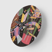 Kandinsky Composition X Clock Ronde Klok (Hoek)