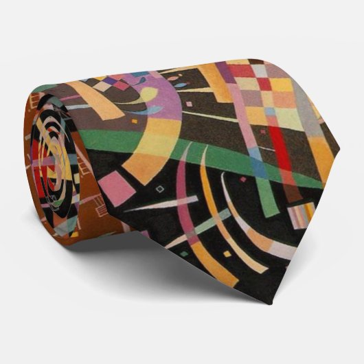 Kandinsky, Composition X Tie Stropdas (Opgerold)