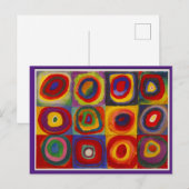 Kandinsky, Concentric Circles, Fine Art Briefkaart (Voorkant / Achterkant)