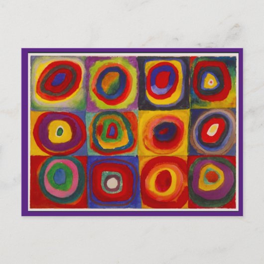 Kandinsky, Concentric Circles, Fine Art Briefkaart (Voorkant)