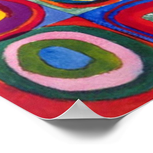 Kandinsky Concentric Circles Fine Art Poster (Hoek)