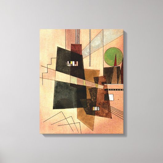 Kandinsky - Concentrisch Canvas Afdruk (Voorkant)