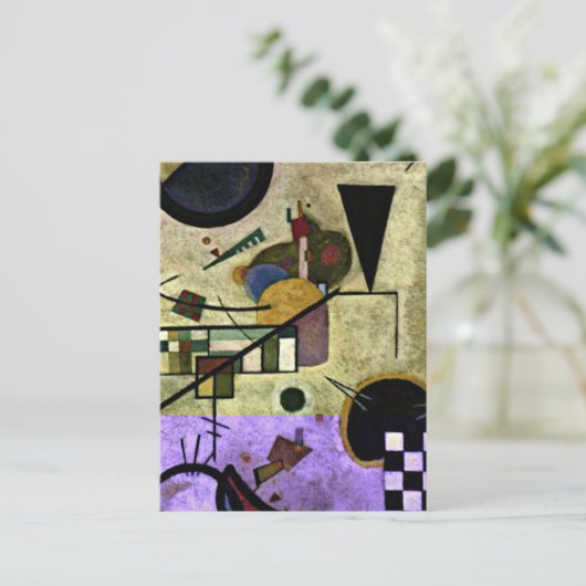 Kandinsky - Contrasterende Geluiden Briefkaart (Staand voorkant)