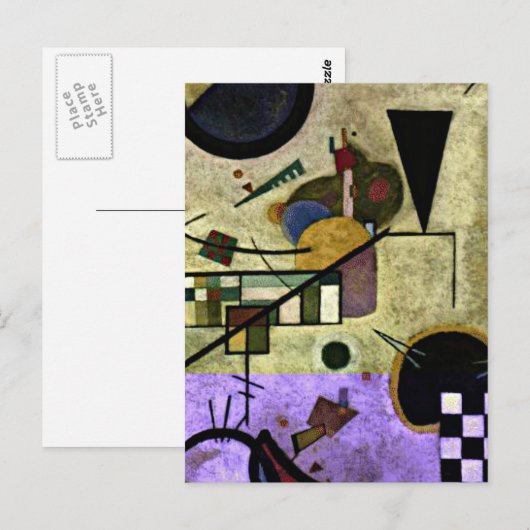 Kandinsky - Contrasterende Geluiden Briefkaart (Voorkant / Achterkant)
