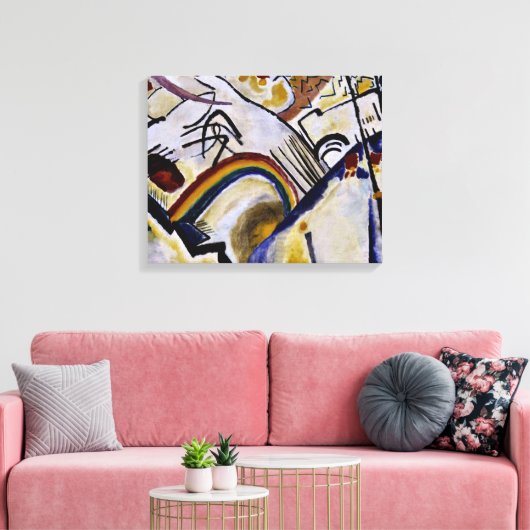 Kandinsky - Cossacks Canvas Afdruk (Insitu (Woonkamer))