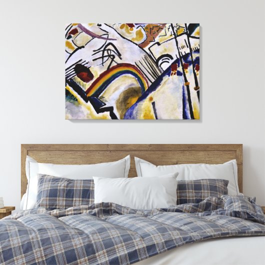 Kandinsky - Cossacks Canvas Afdruk (Insitu (Slaapkamer))