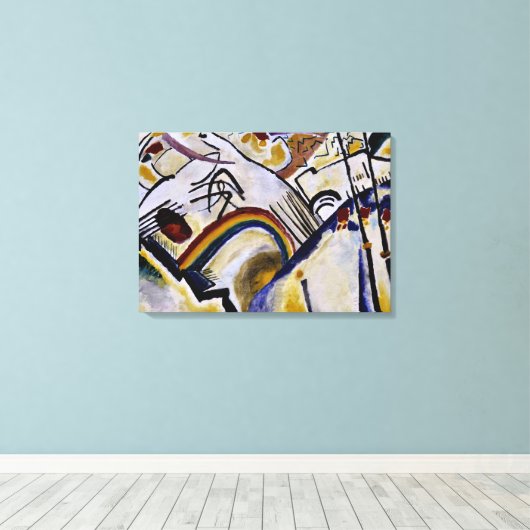 Kandinsky - Cossacks Canvas Afdruk (Insitu (Houten vloer))