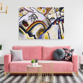 Kandinsky - Cossacks Canvas Afdruk (Insitu (Woonkamer))