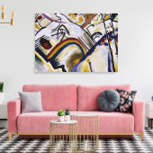 Kandinsky - Cossacks Canvas Afdruk (Insitu (Woonkamer))