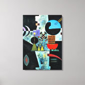 Kandinsky - Cross, abstracte kunst Canvas Afdruk (Voorkant)