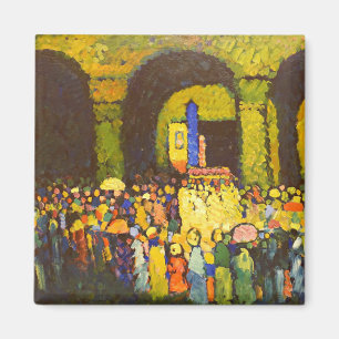 Kandinsky - De Ludwigskirche in München Magneet