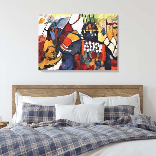 Kandinsky - De Olifant Canvas Afdruk (Insitu (Slaapkamer))