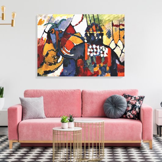 Kandinsky - De Olifant Canvas Afdruk (Insitu (Woonkamer))