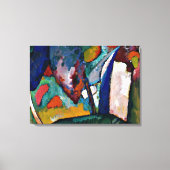Kandinsky - De waterval, de abstracte kunst Canvas Afdruk (Voorkant)