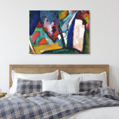 Kandinsky - De waterval, de abstracte kunst Canvas Afdruk (Insitu (Slaapkamer))