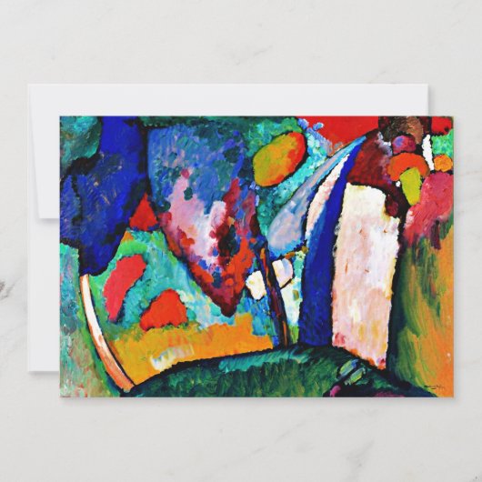 Kandinsky - De waterval, kleurrijk kunstwerk, Kaart (Voorkant)