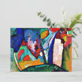 Kandinsky - De waterval, kleurrijk kunstwerk, Kaart (Staand voorkant)