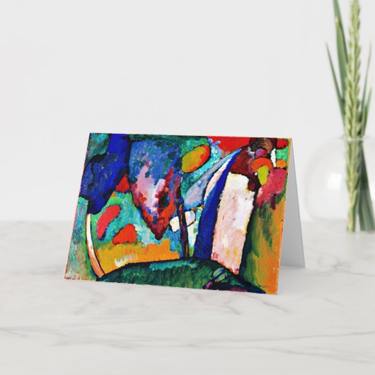 Kandinsky - De waterval, kleurrijk kunstwerk, Kaart (Voorkant)