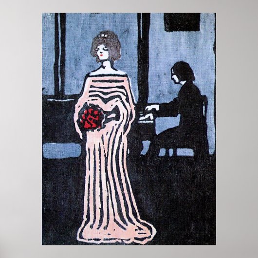 Kandinsky - De Zanger Poster (Voorkant)