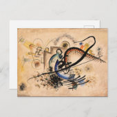 Kandinsky - De zwarte lijn Briefkaart (Voorkant / Achterkant)