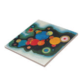 Kandinsky Deepened Impulse Abstract Kunstwerk Tegeltje (Zijkant)