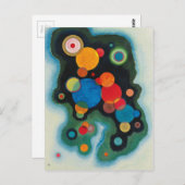Kandinsky Deepened Impulse Abstracte Oil op Canvas Briefkaart (Voorkant / Achterkant)
