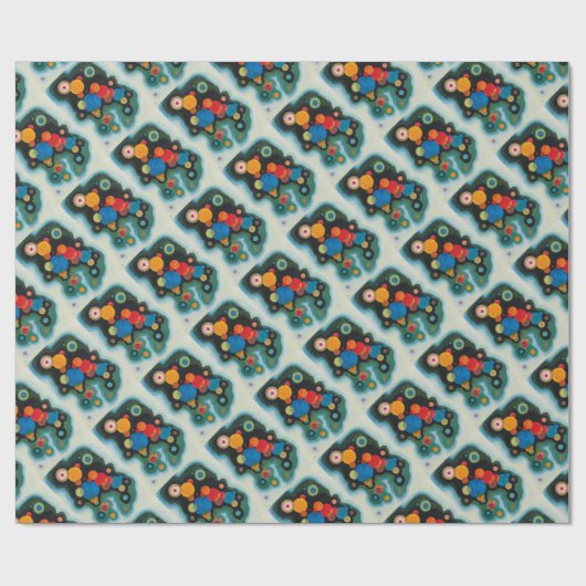 Kandinsky Deepened Impulse Abstracte Oil op Canvas Cadeaupapier (Vlak)