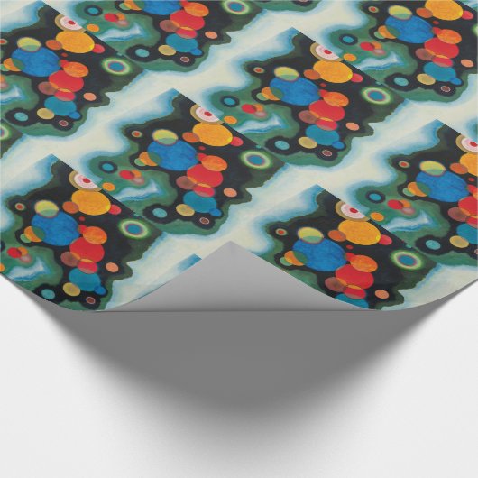 Kandinsky Deepened Impulse Abstracte Oil op Canvas Cadeaupapier (Hoek)