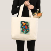 Kandinsky Deepened Impulse Abstracte Oil op Canvas Grote Tote Bag (Voorkant (product))