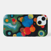 Kandinsky Deepened Impulse Abstracte Oil op Canvas iPhone 15 Case (Achterkant horizontaal)