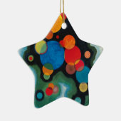 Kandinsky Deepened Impulse Abstracte Oil op Canvas Keramisch Ornament (Rechts)