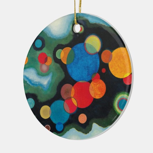 Kandinsky Deepened Impulse Abstracte Oil op Canvas Keramisch Ornament (Links)