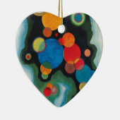 Kandinsky Deepened Impulse Abstracte Oil op Canvas Keramisch Ornament (Rechts)